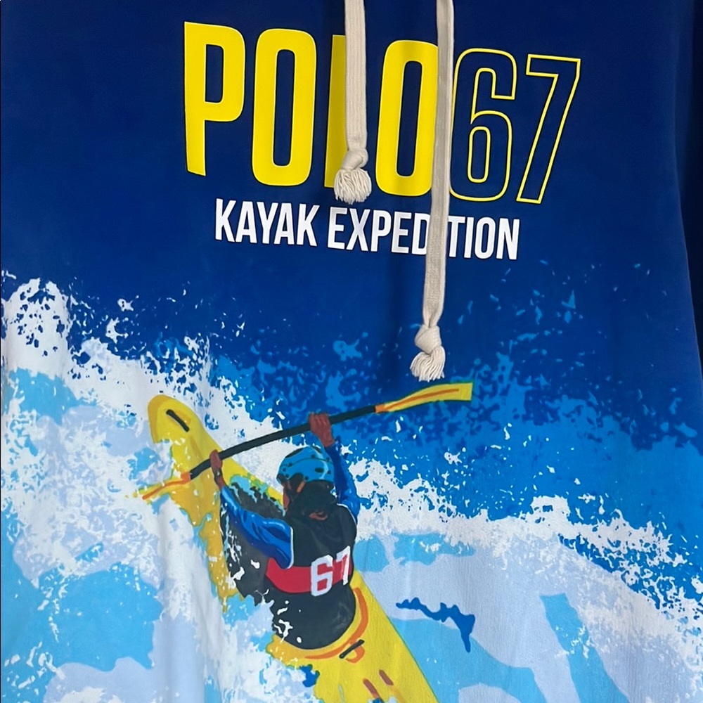 Ralph Lauren Blue Kayak Expedition Hoodie - Picture 3 of 5
